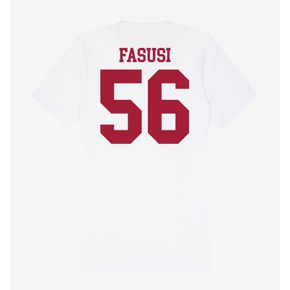 Oklahoma - NCAA Football : Michael Fasusi - Women's V-Neck T-Shirt-1