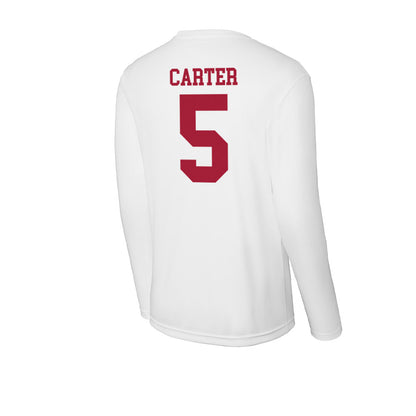 Oklahoma - NCAA Football : Jermichael Carter - Activewear Long Sleeve T-Shirt-1