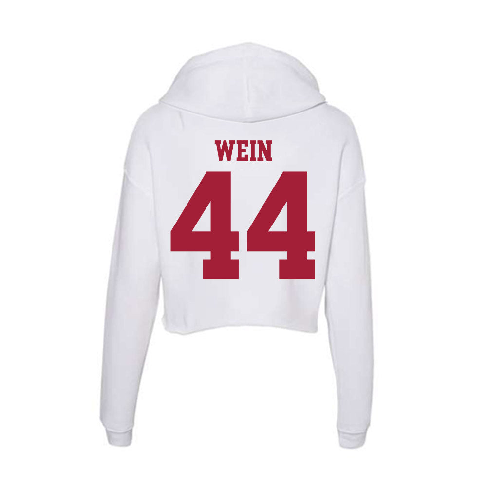 Oklahoma - NCAA Football : Taylor Wein - Women's Crop Fleece Hoodie-1