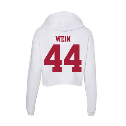 Oklahoma - NCAA Football : Taylor Wein - Women's Crop Fleece Hoodie-1