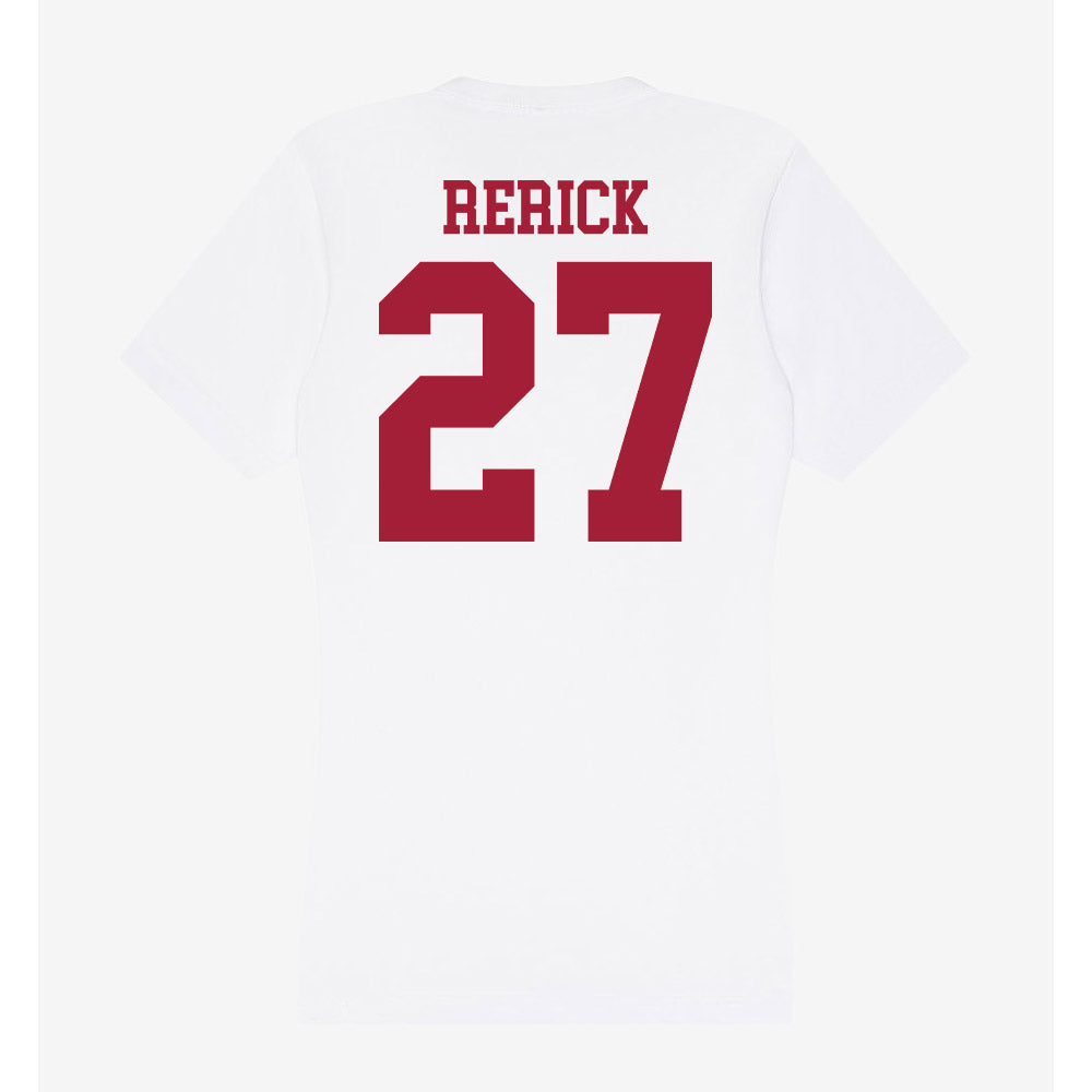 Oklahoma - NCAA Baseball : Drew Rerick - Women's V-Neck T-Shirt-1