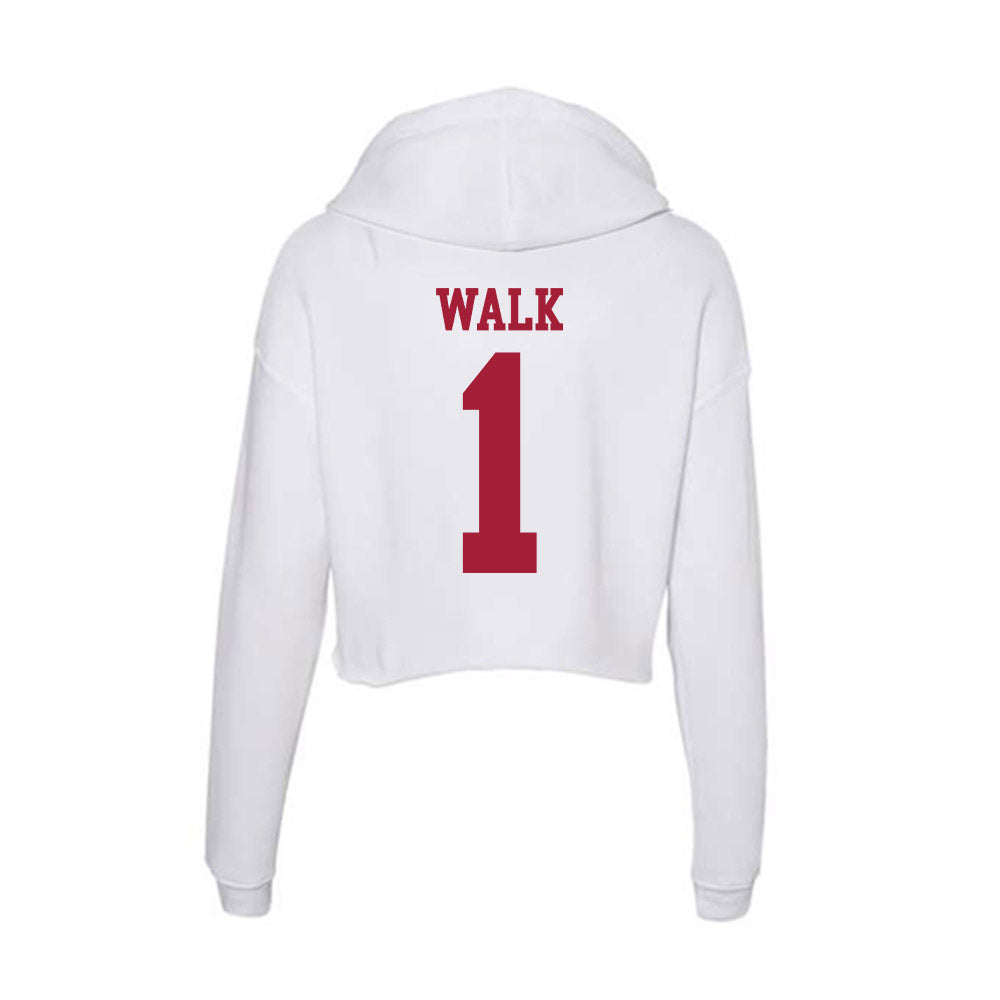 Oklahoma - NCAA Baseball : Jason Walk - Women's Crop Fleece Hoodie-1