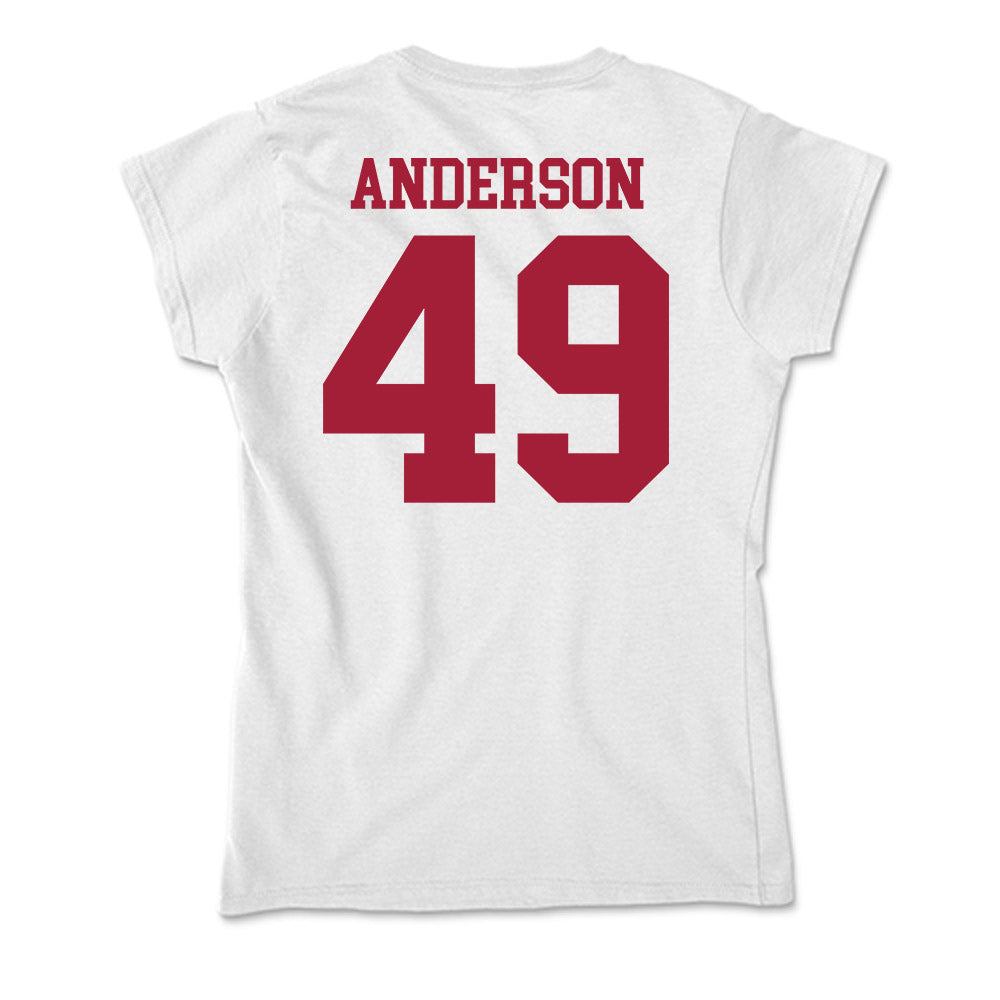 Oklahoma - NCAA Football : Ben Anderson - Soft Style Women’s T-Shirt-1