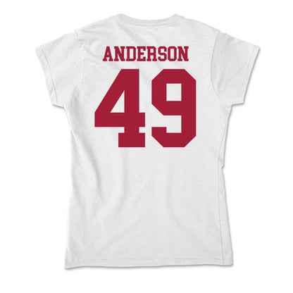 Oklahoma - NCAA Football : Ben Anderson - Soft Style Women’s T-Shirt-1