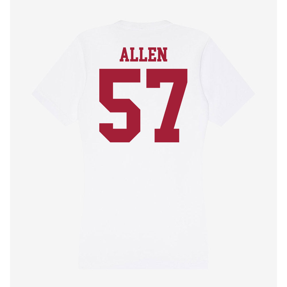Oklahoma - NCAA Football : Gunnar Allen - Women's V-Neck T-Shirt-1