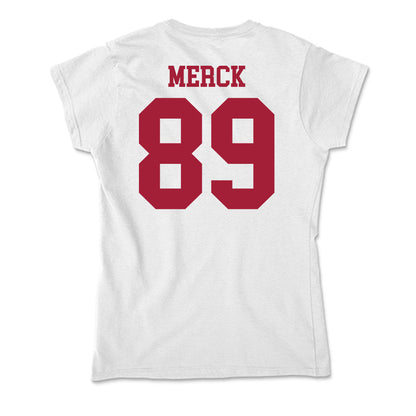 Oklahoma - NCAA Football : Eli Merck - Soft Style Women’s T-Shirt-1