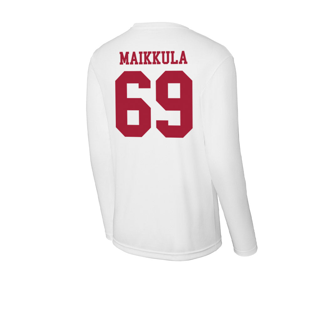 Oklahoma - NCAA Football : Jake Maikkula - Activewear Long Sleeve T-Shirt-1