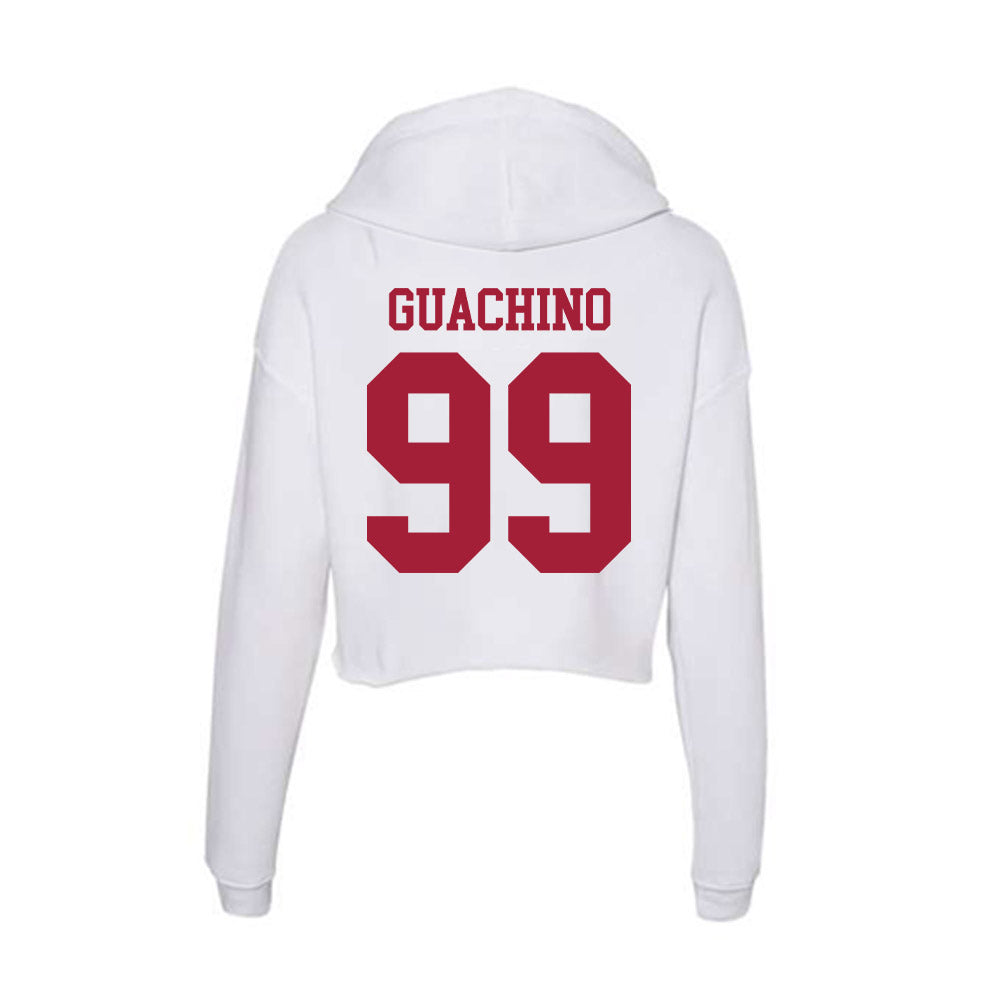 Oklahoma - NCAA Softball : Miali Guachino - Women's Crop Fleece Hoodie-1