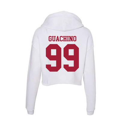 Oklahoma - NCAA Softball : Miali Guachino - Women's Crop Fleece Hoodie-1