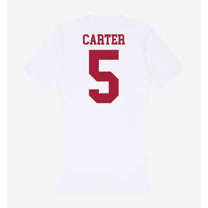 Oklahoma - NCAA Football : Jermichael Carter - Women's V-Neck T-Shirt-1