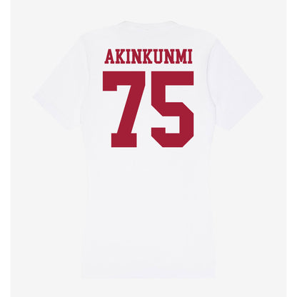 Oklahoma - NCAA Football : Daniel Akinkunmi - Women's V-Neck T-Shirt-1