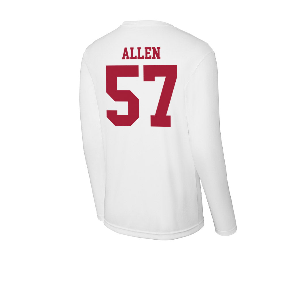 Oklahoma - NCAA Football : Gunnar Allen - Activewear Long Sleeve T-Shirt-1