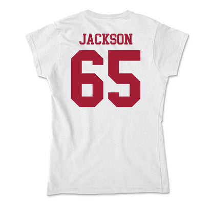 Oklahoma - NCAA Football : Jayden Jackson - Soft Style Women’s T-Shirt-1