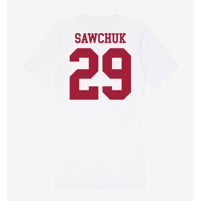 Oklahoma - NCAA Football : Gabe Sawchuk - Women's V-Neck T-Shirt-1