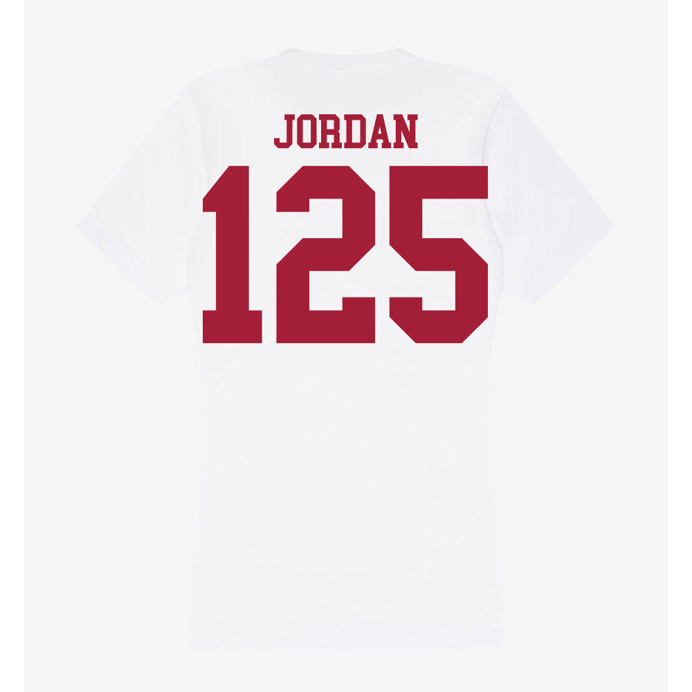 Oklahoma - NCAA Wrestling : Beric Jordan - Women's V-Neck T-Shirt-1