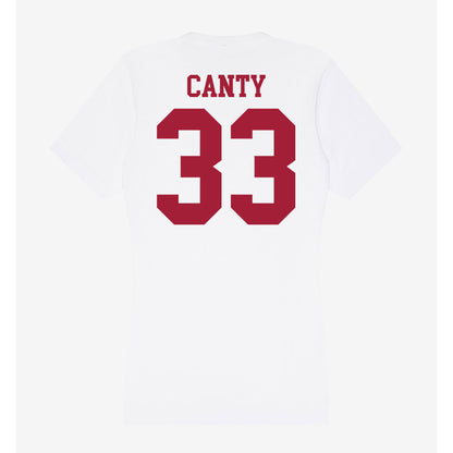 Oklahoma - NCAA Women's Soccer : Elle Canty - Women's V-Neck T-Shirt-1