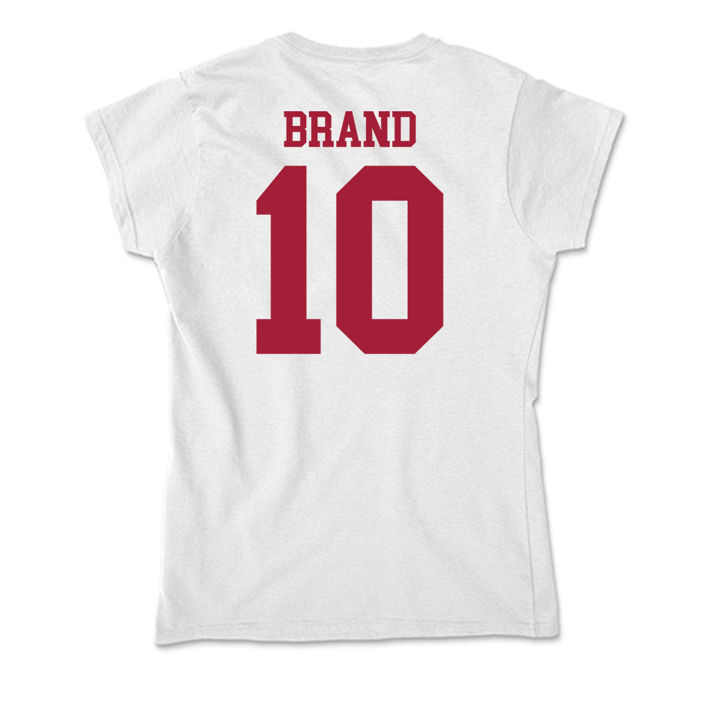 Oklahoma - NCAA Women's Soccer : Avery Brand - Soft Style Women’s T-Shirt-1