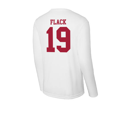 Oklahoma - NCAA Women's Volleyball : Alyssa Flack - Activewear Long Sleeve T-Shirt-1