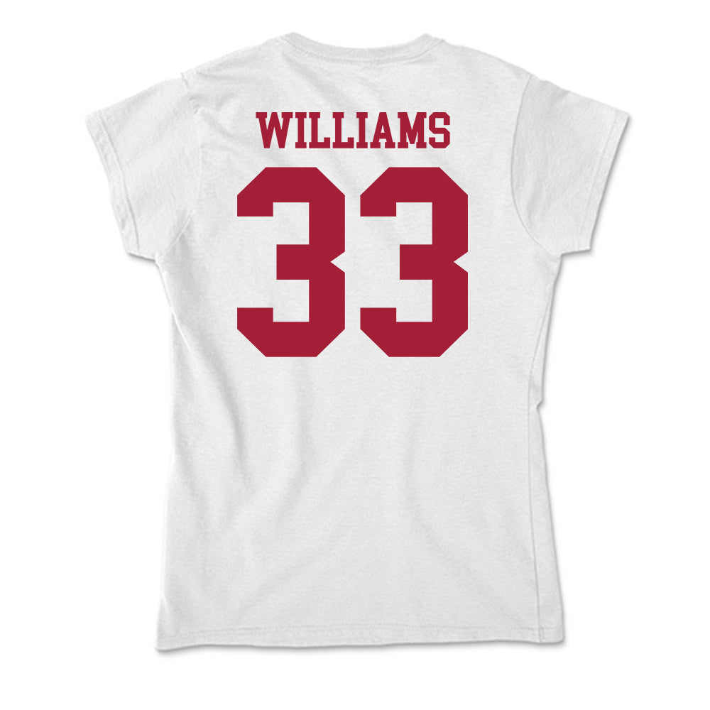 Oklahoma - NCAA Baseball : Isaac Williams - Soft Style Women’s T-Shirt-1