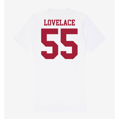 Oklahoma - NCAA Men's Basketball : Reid Lovelace - Women's V-Neck T-Shirt-1