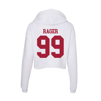 Oklahoma - NCAA Baseball : Cord Rager - Women's Crop Fleece Hoodie-1