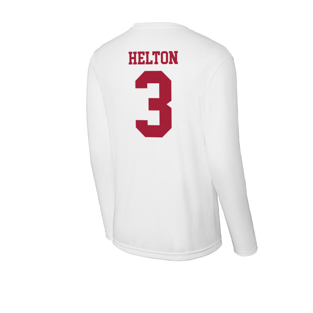 Oklahoma - NCAA Softball : Chaney Helton - Activewear Long Sleeve T-Shirt-1