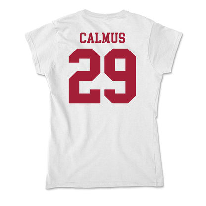 Oklahoma - NCAA Football : Casen Calmus - Soft Style Women’s T-Shirt-1