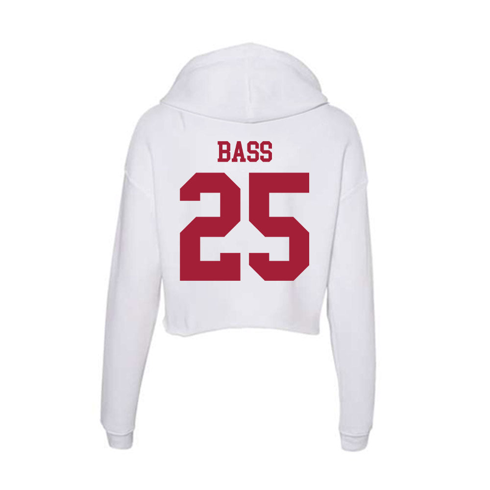 Oklahoma - NCAA Football : Andy Bass - Women's Crop Fleece Hoodie-1