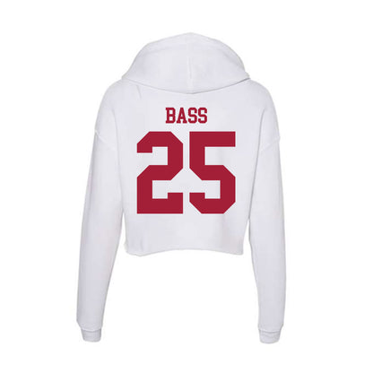 Oklahoma - NCAA Football : Andy Bass - Women's Crop Fleece Hoodie-1