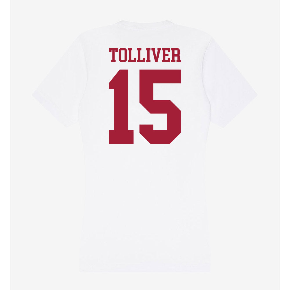 Oklahoma - NCAA Women's Volleyball : Alaleh Tolliver - Women's V-Neck T-Shirt-1