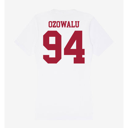 Oklahoma - NCAA Football : Kenny Ozowalu - Women's V-Neck T-Shirt-1