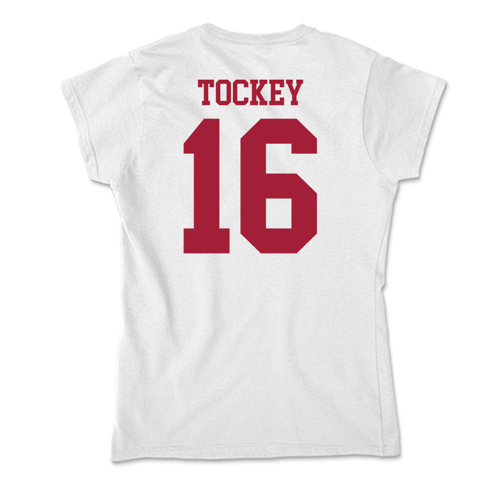 Oklahoma - NCAA Baseball : Dayton Tockey - Soft Style Women’s T-Shirt-1