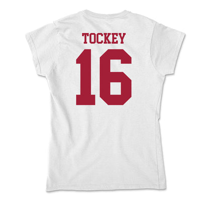Oklahoma - NCAA Baseball : Dayton Tockey - Soft Style Women’s T-Shirt-1