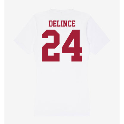 Oklahoma - NCAA Women's Volleyball : Halle Delince - Women's V-Neck T-Shirt-1