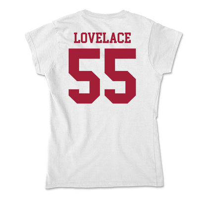 Oklahoma - NCAA Men's Basketball : Reid Lovelace - Soft Style Women’s T-Shirt-1