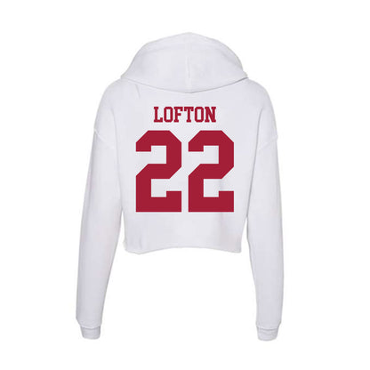 Oklahoma - NCAA Women's Basketball : Keziah Lofton - Women's Crop Fleece Hoodie-1