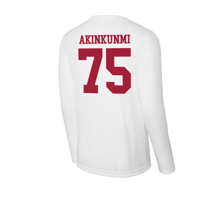 Oklahoma - NCAA Football : Daniel Akinkunmi - Activewear Long Sleeve T-Shirt-1