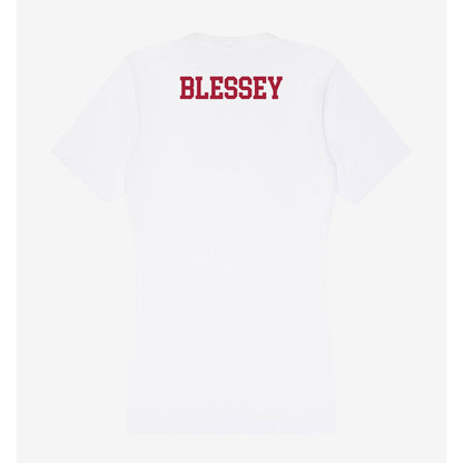 Oklahoma - NCAA Women's Gymnastics : Lizzy Blessey - Women's V-Neck T-Shirt-1