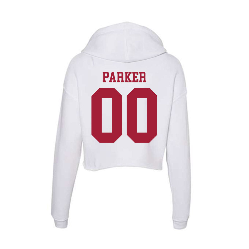 Oklahoma - NCAA Softball : Allyssa Parker - Women's Crop Fleece Hoodie-1