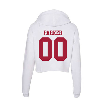 Oklahoma - NCAA Softball : Allyssa Parker - Women's Crop Fleece Hoodie-1