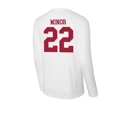 Oklahoma - NCAA Softball : Kai Minor - Activewear Long Sleeve T-Shirt-1