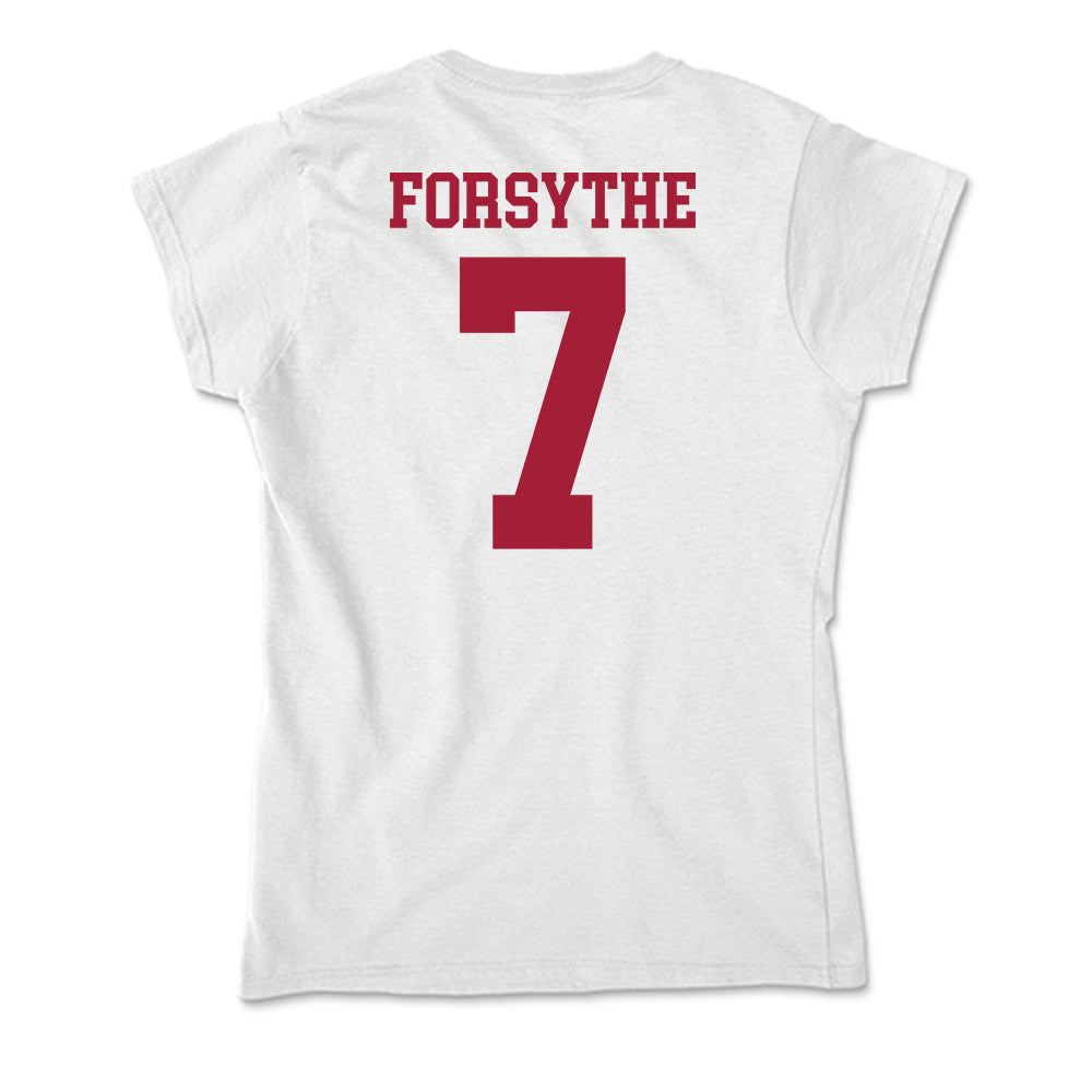 Oklahoma - NCAA Men's Basketball : Dayton Forsythe - Soft Style Women’s T-Shirt-1