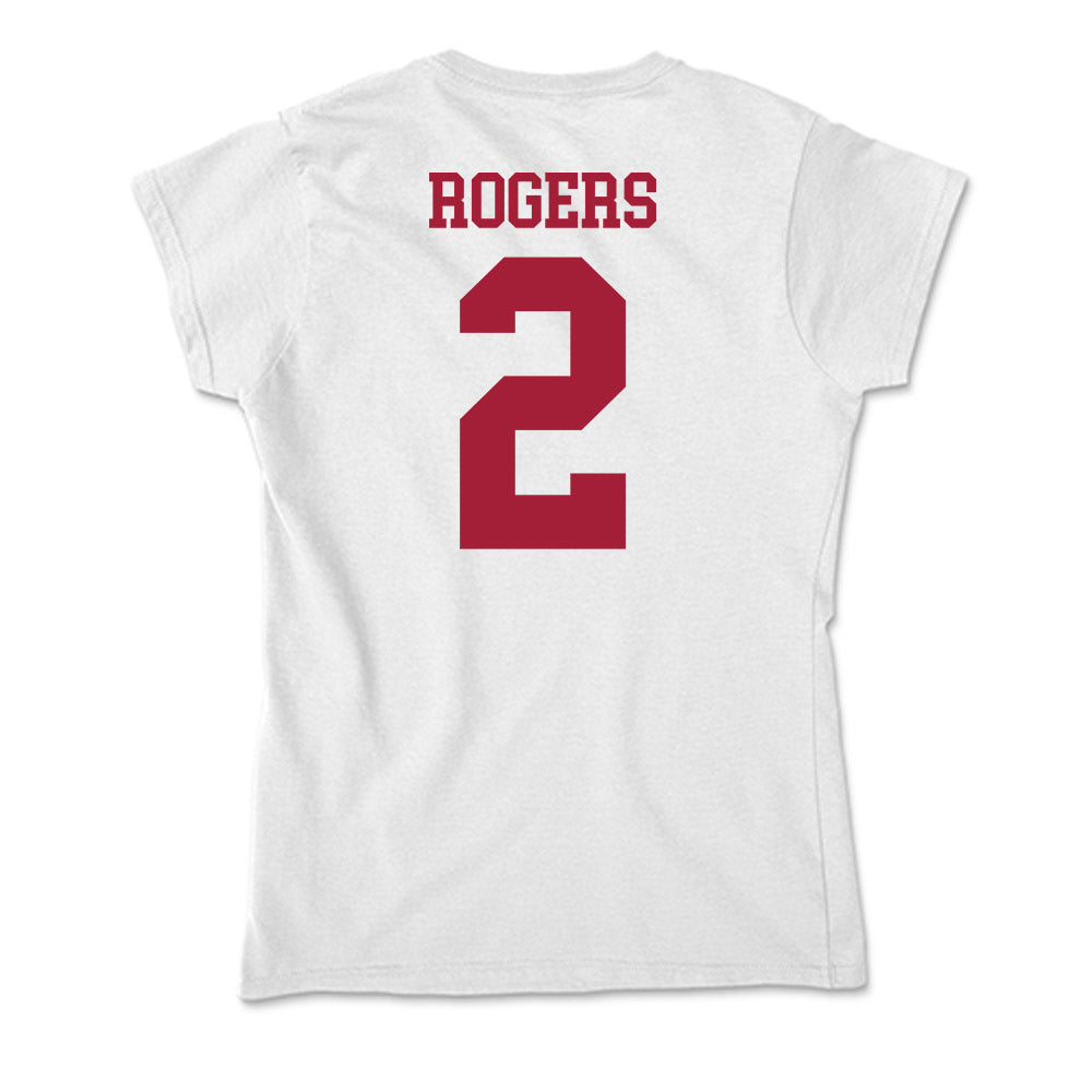 Oklahoma - NCAA Football : Jahsiear Rogers - Soft Style Women’s T-Shirt-1
