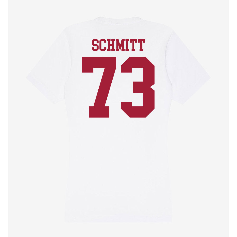 Oklahoma - NCAA Football : Deacon Schmitt - Women's V-Neck T-Shirt-1