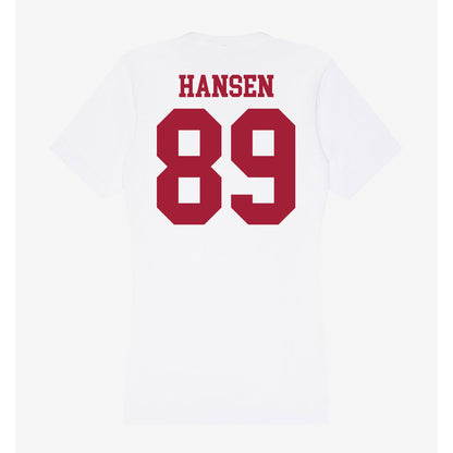 Oklahoma - NCAA Football : Hayden Hansen - Women's V-Neck T-Shirt-1
