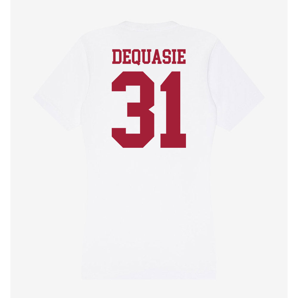 Oklahoma - NCAA Football : Reed DeQuasie - Women's V-Neck T-Shirt-1