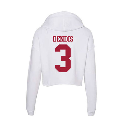 Oklahoma - NCAA Women's Soccer : Lexi Dendis - Women's Crop Fleece Hoodie-1
