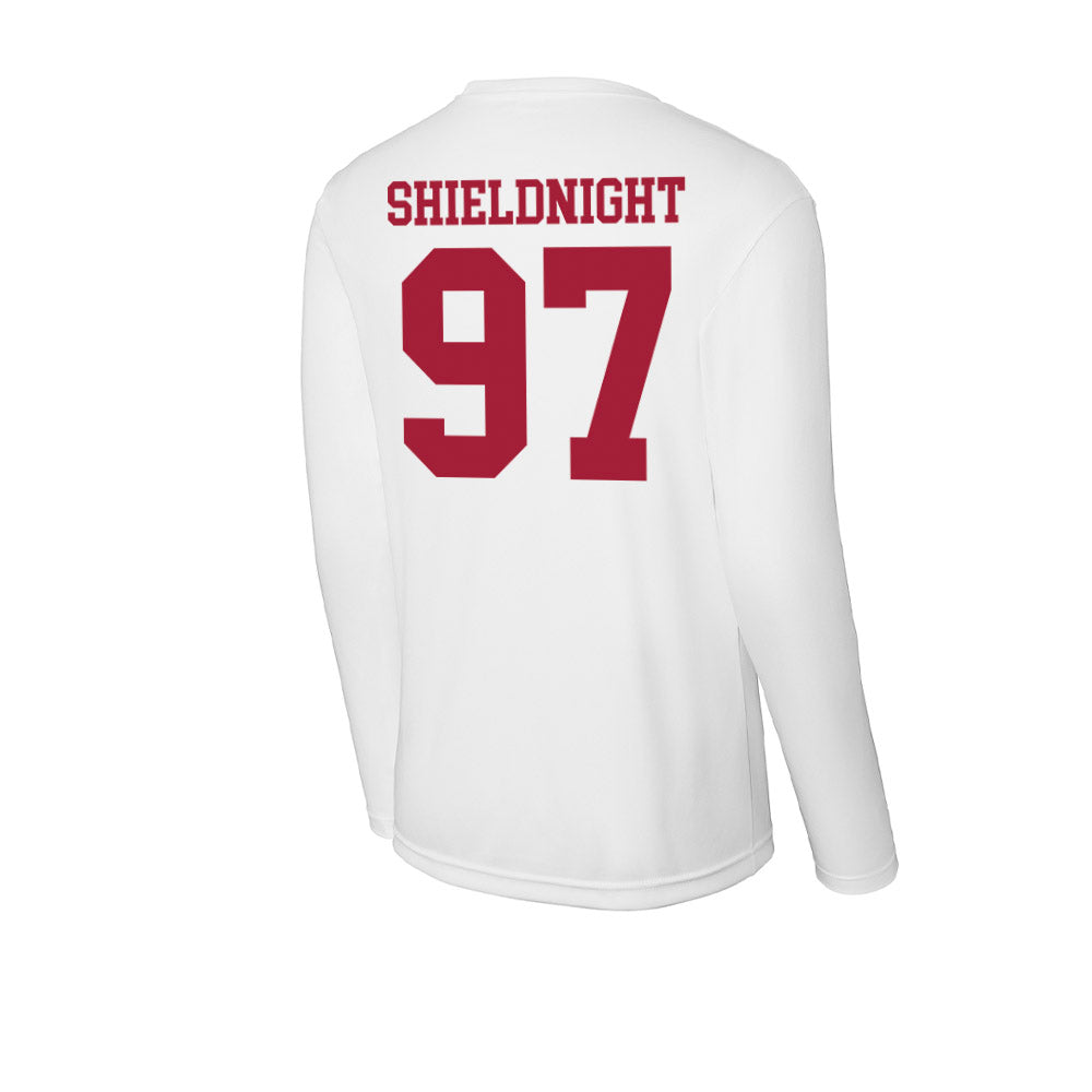 Oklahoma - NCAA Football : Alex Shieldnight - Activewear Long Sleeve T-Shirt-1