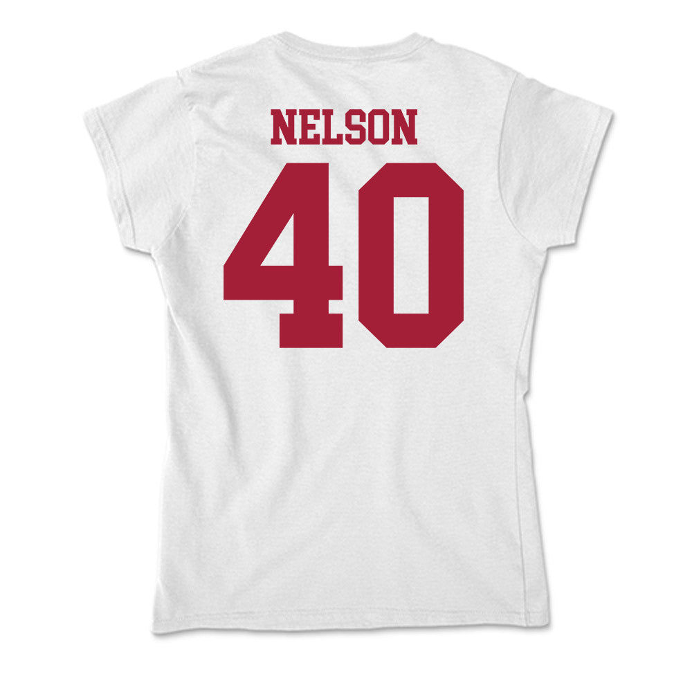 Oklahoma - NCAA Football : Matthew Nelson - Soft Style Women’s T-Shirt-1