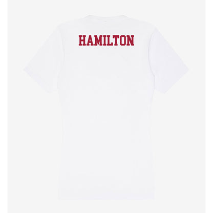 Oklahoma - NCAA Men's Gymnastics : Nico Hamilton - Women's V-Neck T-Shirt-1